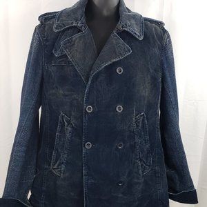 Diesel men's coat denim/cord size L